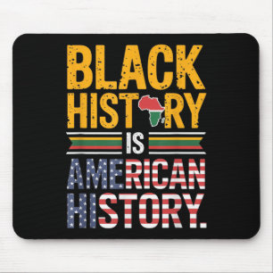 Die schwarze Geschichte ist die amerikanische Gesc Mousepad