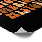 Die schwarze Geschichte ist die amerikanische Gesc Poster (Ecke)