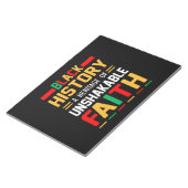 Die schwarze Geschichte ist ein Erbe des unerschüt Notizblock (angewinkelt)