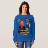 Die schwarze Geschichte ist eng mit der Welt verfl Sweatshirt (Vorne ganz)