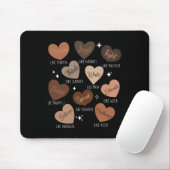 Die schwarze Geschichte mit einer ausgebildeten Fü Mousepad (Mit Mouse)