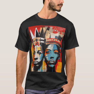 Die schwarze Geschichte spricht von afrikanischem T-Shirt