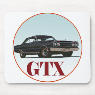 Die schwarze GTX Mousepad