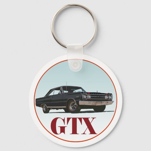 Die schwarze GTX Schlüsselanhänger (Vorderseite)