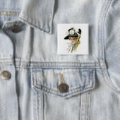 Die schwarze Haube Button (Beispiel)