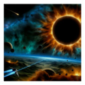Die schwarze Hole Sun Poster (Vorderseite)