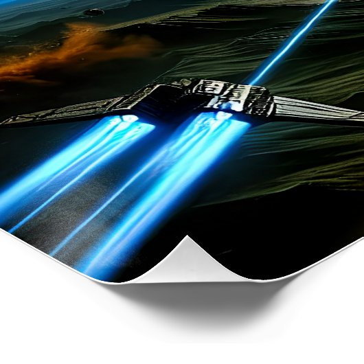 Die schwarze Hole Sun Poster (Ecke)