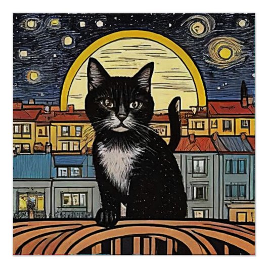 Die schwarze Katze 4 Poster (Vorderseite)