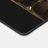 Die schwarze Katze der Arcanum-Schreibmatte der Bi Schreibtischunterlage (Ecke)