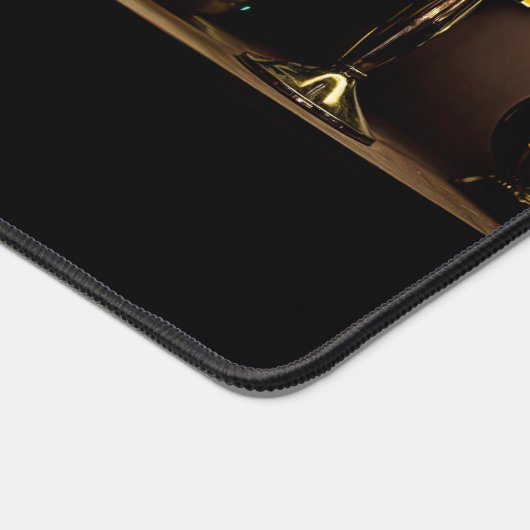 Die schwarze Katze der Arcanum-Schreibmatte der Bi Schreibtischunterlage (Ecke)