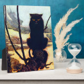 Die schwarze Katze Fotoplatte (Seite)