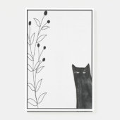 Die schwarze Katze Post-it Klebezettel (Vorderseite)
