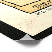 Die schwarze Katze Poster (Ecke)