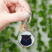 Die schwarze Katze Schlüsselanhänger (Hand)