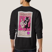Die schwarze Katze Sweatshirt (Rückseite)