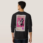 Die schwarze Katze Sweatshirt (Schwarz voll)