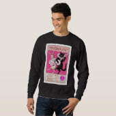 Die schwarze Katze Sweatshirt (Vorne ganz)