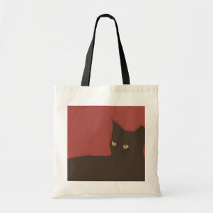 Die schwarze Katze Tragetasche