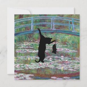 Die schwarze Katze und Maus hängen