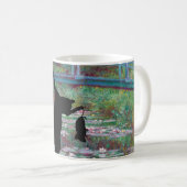 Die schwarze Katze und Maus hängen Kaffeetasse (VorderseiteRechts)