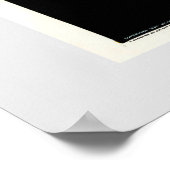 Die Schwarze Katze (Vintages Filmplakat) Poster (Ecke)