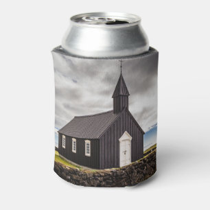 Die Schwarze Kirche Budir, Island Dosenkühler