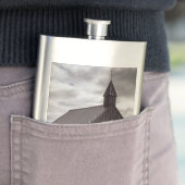 Die Schwarze Kirche Budir, Island Flachmann (Beispiel)