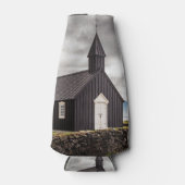 Die Schwarze Kirche Budir, Island Flaschenkühler (Vorderseite)