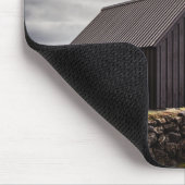 Die Schwarze Kirche Budir, Island Mousepad (Ecke)