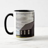 Die Schwarze Kirche Budir, Island Tasse (Links)