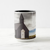 Die Schwarze Kirche Budir, Island Tasse (Zentrum)
