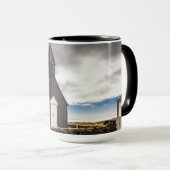 Die Schwarze Kirche Budir, Island Tasse (VorderseiteRechts)