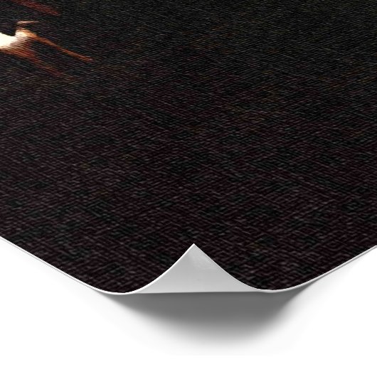 Die schwarze Königin des Schachs! Poster (Ecke)