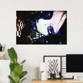 Die schwarze Königin des Schachs! Poster (Heimbüro)