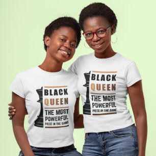Die schwarze Königin - Die mächtigste Figur im Spi T-Shirt