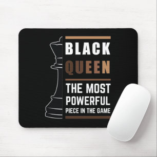 Die schwarze Königin ist das mächtigste Stück im S Mousepad