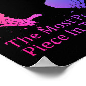 Die schwarze Königin ist das mächtigste Stück im S Poster (Ecke)