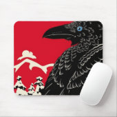 Die schwarze Krähe Mousepad (Mit Mouse)