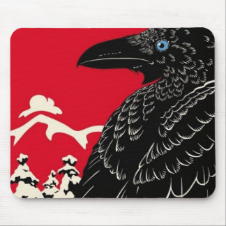 Die schwarze Krähe Mousepad