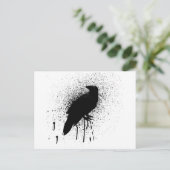 Die schwarze Krähe Postkarte (Stehend Vorderseite)