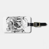 Die schwarze Kurve Gepäckanhänger (Vorderseite horizontal)