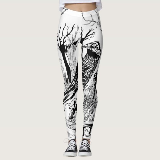 Die schwarze Kurve Leggings (Vorderseite)