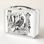 Die schwarze Kurve Metall Brotdose (Vorderseite)