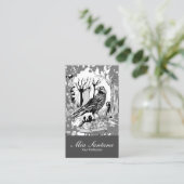 Die schwarze Kurve Visitenkarte (Stehend Vorderseite)