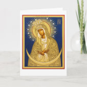 Die Schwarze Madonna Karte (Vorderseite)