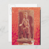 Die Schwarze Madonna, Katalanische Schule, 11. Jah Postkarte (Vorne/Hinten)