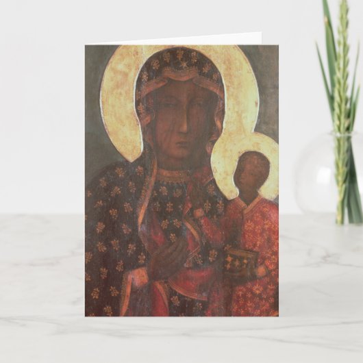 Die Schwarze Madonna von Jasna Gora Karte (Vorderseite)
