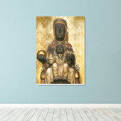 Die Schwarze Madonna von Montserrat Leinwanddruck (Insitu (Holzboden))