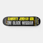 DIE SCHWARZE MESSIAH JMT Skateboard, 7¾ Zoll Deck Skateboard (Horizontal)