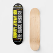 DIE SCHWARZE MESSIAH JMT Skateboard, 7¾ Zoll Deck Skateboard (Vorderseite)